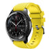 Samsung Gear S3 Classic / Frontier Silikonarmband (Gelb)