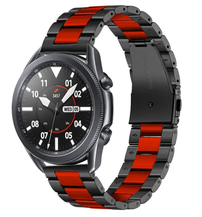 samsung-galaxy-watch3-45mm-stahlband-schwarz-rot