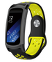 Samsung Gear Fit 2 / Gear Fit 2 Pro sport band (zwart/geel)