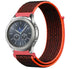 Samsung Gear S3 nylon band (zwart/oranje)