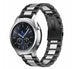 Samsung Gear S3 Classic / Frontier Gliederarmband (Schwarz / Silber)