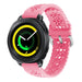 Samsung Gear Sport Silikonarmband mit Muster (Hellpink)