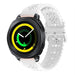 Samsung Gear Sport Silikonarmband mit Muster (Weiß)