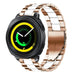 Samsung Gear Sport stalen band (roségoud/wit)