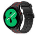 Samsung Galaxy Watch 4 40mm sport gesp band (zwart/rood)