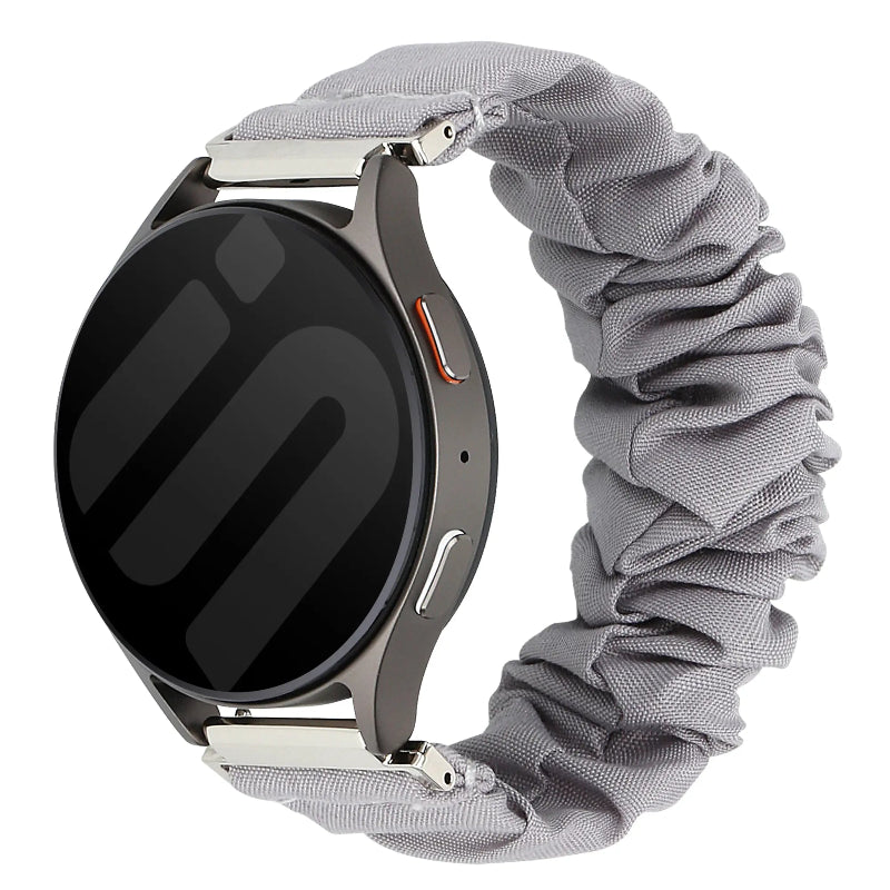 18mm scrunchie band grey