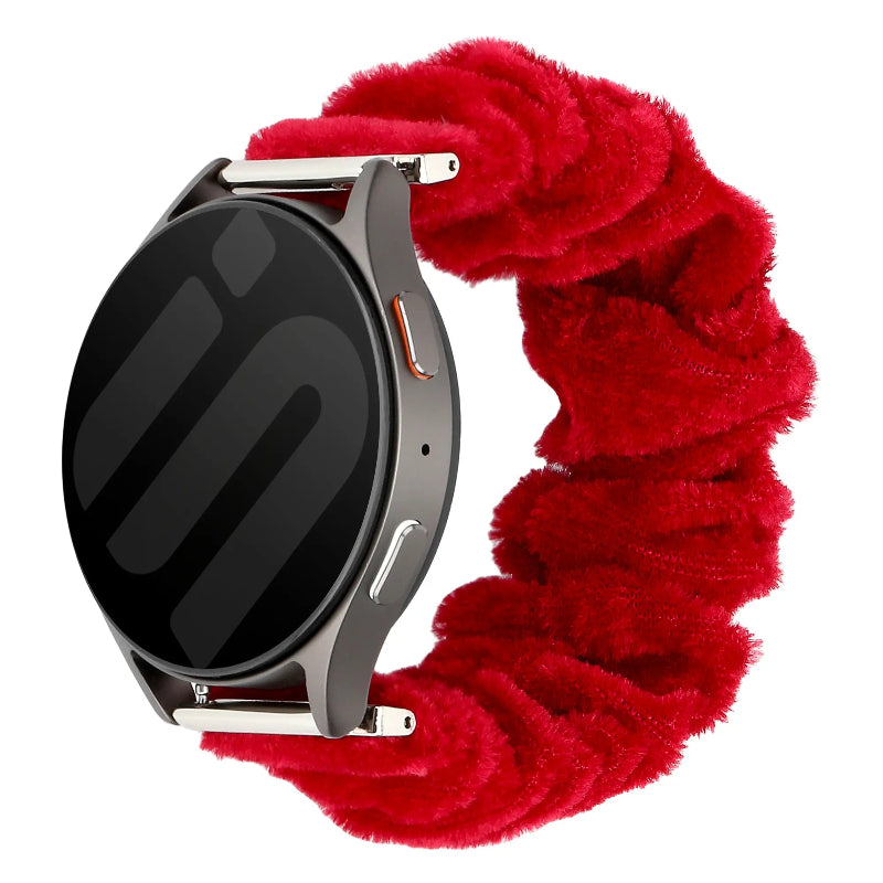 18mm scrunchie band red