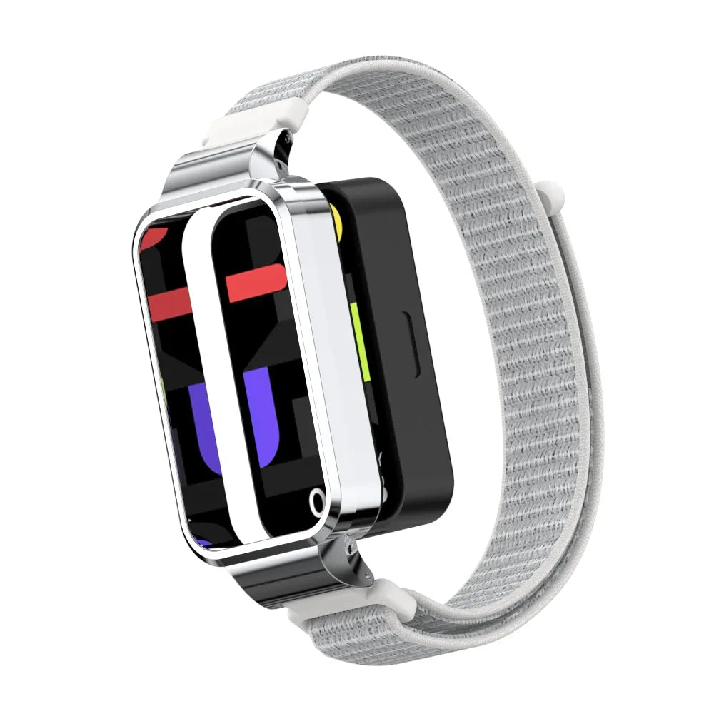 Nylon Strap, on a watch, 3/4 front view