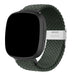 Fitbit Sense verstellbares geflochtenes Armband (Dunkelgrün)