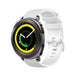 Bracelet silicone luxe Samsung Gear Sport (blanc)