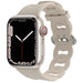 Correa silicona cadena Apple Watch (beige)