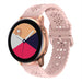 Samsung Galaxy Watch Active gemustertes Silikonarmband (Rosa)