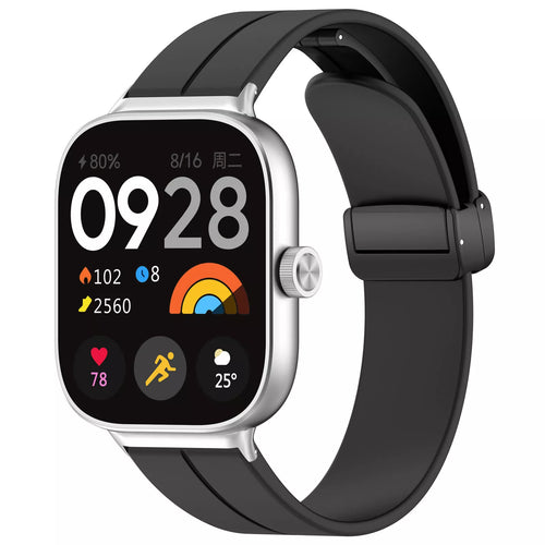 Correa silicona con D-buckle Xiaomi Smart Band 8 Pro (negra)