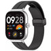Correa silicona con D-buckle Xiaomi Smart Band 8 Pro (negra)