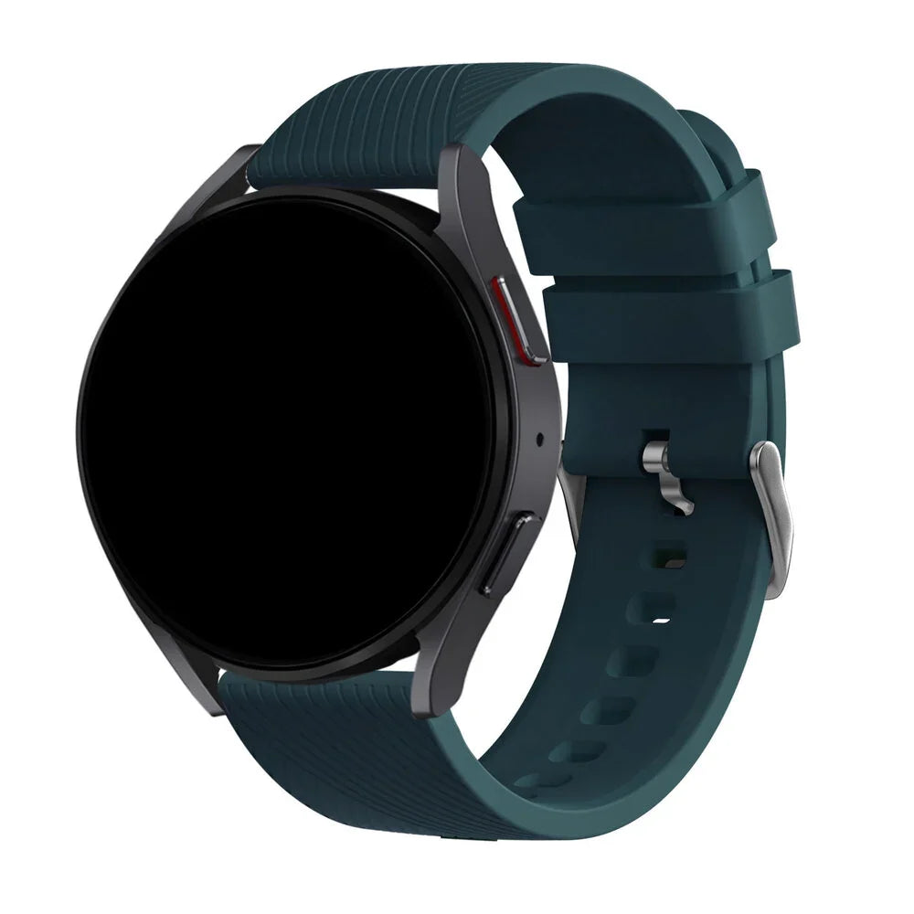 Bandz Honor Watch 6 siliconen band 'Deluxe' (donkergroen)