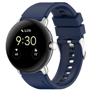 Bracelet silicone Google Pixel Watch 5 - 41mm (bleu foncé)