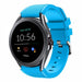 Fossil Gen 5e - 44mm siliconen bandje (lichtblauw)