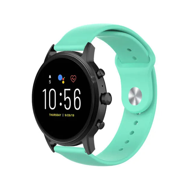 Bracelet sport Fossil Gen 4 Explorist HR (aqua)