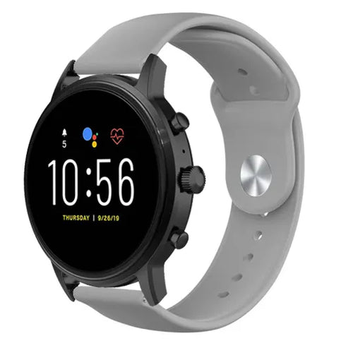 Bracelet sport Fossil Gen 4 Explorist HR (gris)