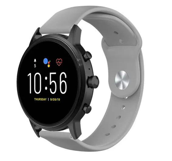 Bracelet sport Fossil Gen 4 Explorist HR (gris)