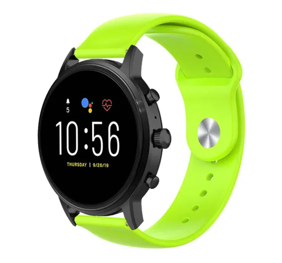 Fossil Gen 4 Explorist (HR) sport band (lichtgroen)