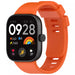 Bracelet silicone Xiaomi Smart Band 8 Pro (orange)