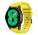 Bracelet silicone Samsung Galaxy Watch 4 40mm (jaune)