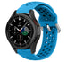 Samsung Galaxy Watch 4 Classic 46mm Silikonarmband mit Löchern (Hellblau)