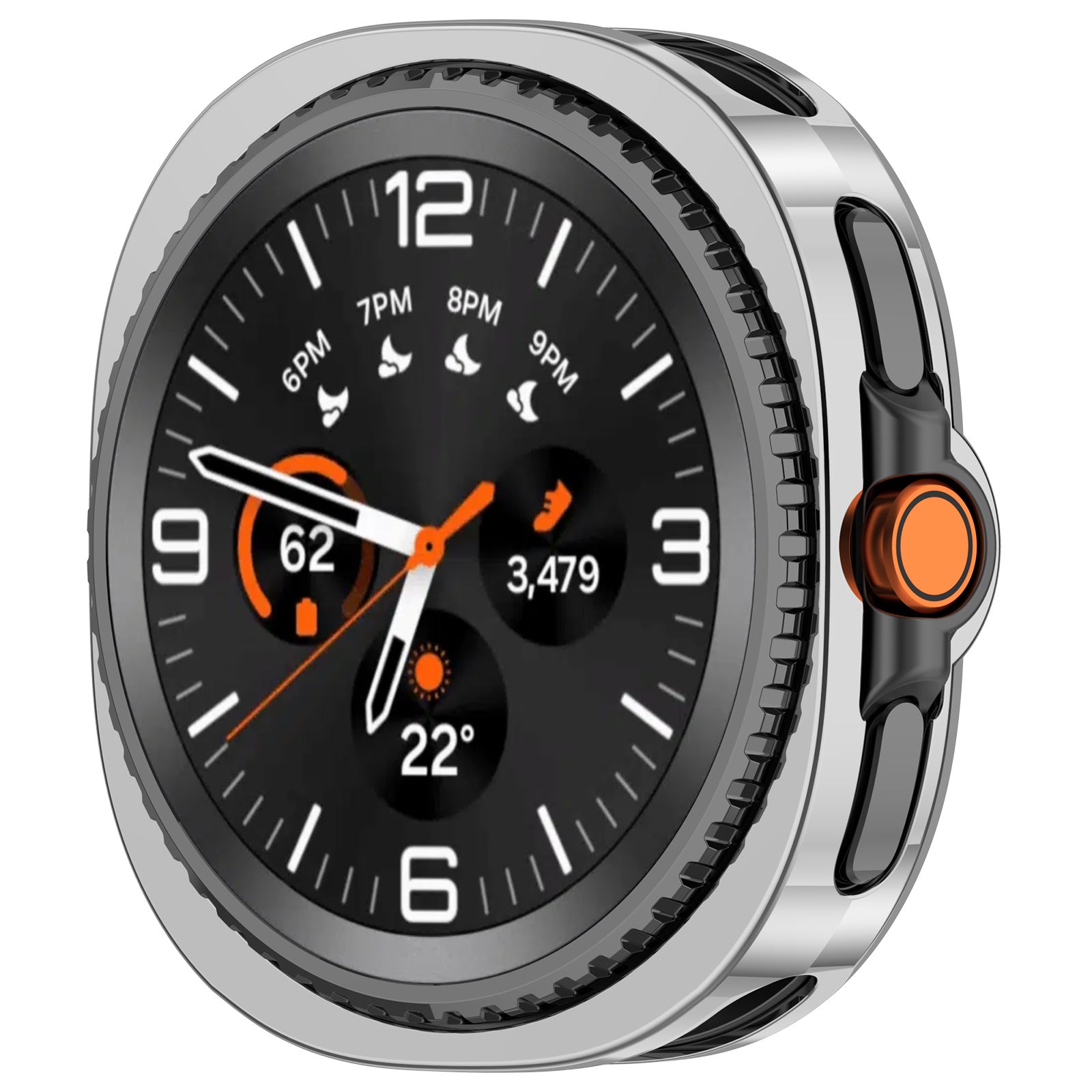 Samsung Galaxy Watch 8 Classic TPU Hülle (Silber)