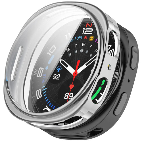 Samsung Galaxy Watch 8 / 9 - 44mm TPU case (zilver)