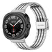 Samsung Galaxy Watch Ultra 2 roestvrij stalen band (zilver/zwart)