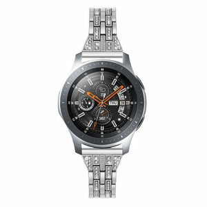 Diamond Steel Strap, on a watch, 3/4 front view