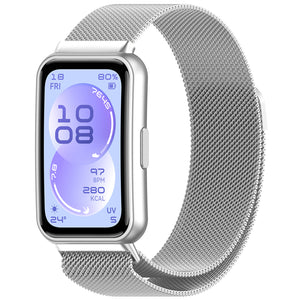Huawei Band 11 Milanese band (zilver)