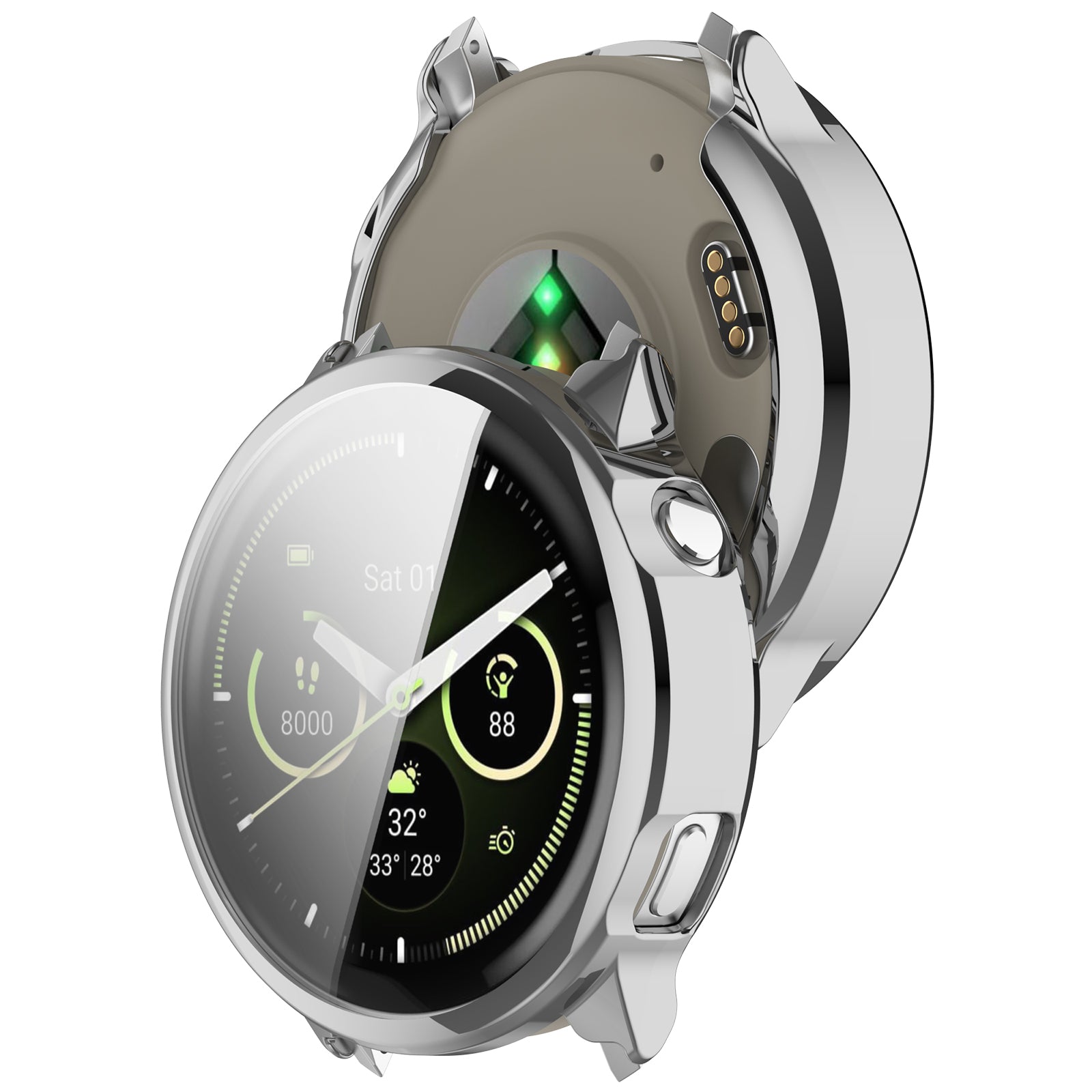 Garmin Venu 4 - 45mm TPU case (zilver)