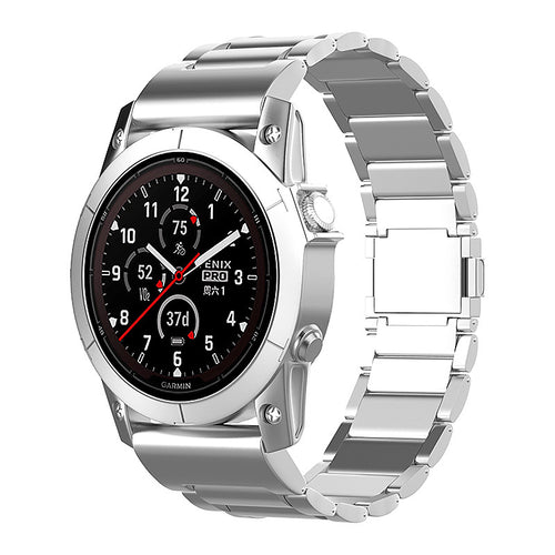 Garmin Forerunner 970 magnetisches Titanarmband (Silber)