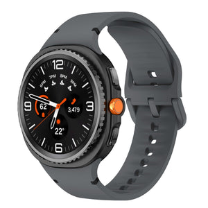 Samsung Galaxy Watch 8 - 40 mm Silikonarmband (dunkelgrau)
