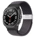 Samsung Galaxy Watch Ultra geflochtenes Nylonarmband (dunkelgrau)