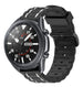 Samsung Galaxy Watch 3 45mm Sportschnallenarmband (Schwarz/Weiß)