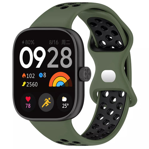 Bracelet sport Xiaomi Smart Band 9 Pro (vert olive/noir)