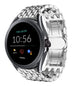Fossil Gen 5e - 44mm stalen draak band (zilver)