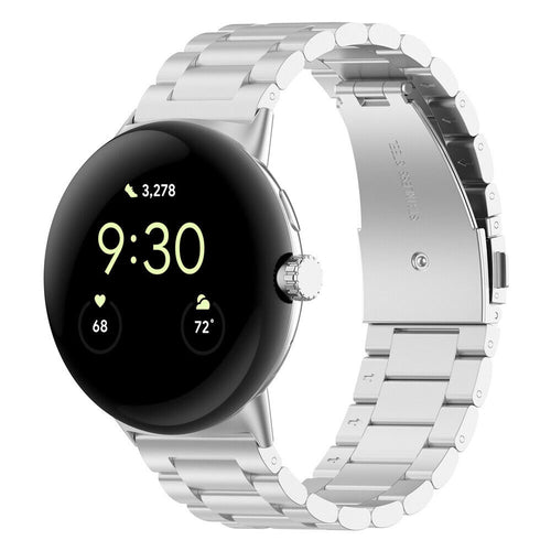 Google Pixel Watch 5 - 41mm Steel Strap (Silver)
