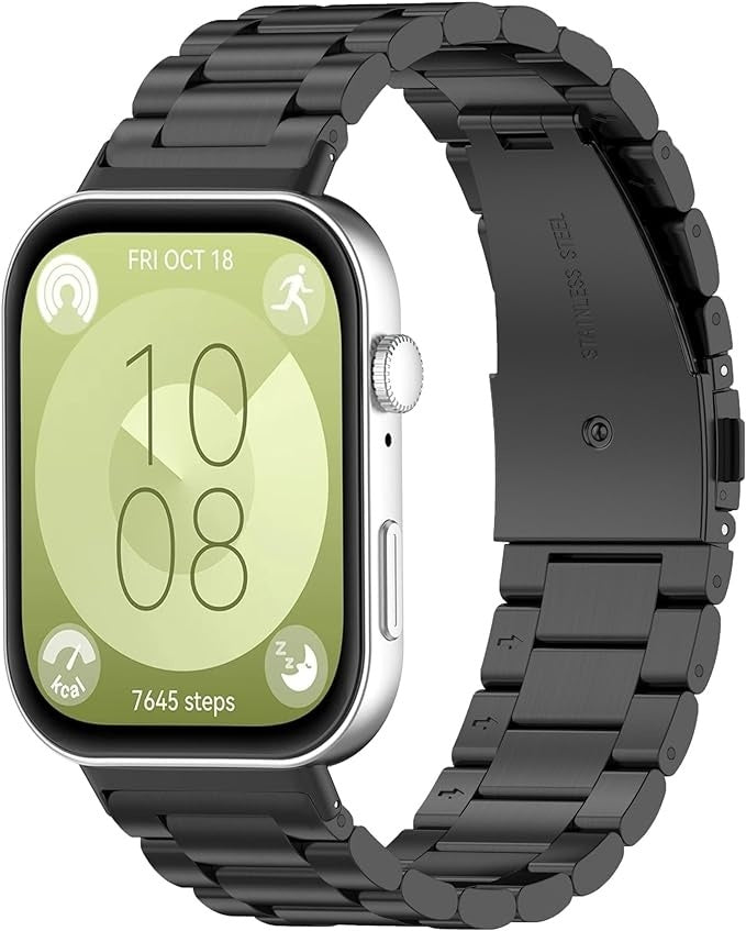 Huawei Watch Fit 4 Stahl Armband (Schwarz)