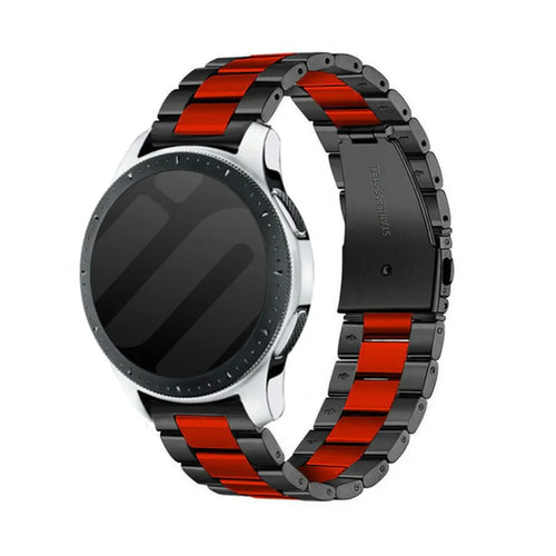 Bracelet acier Coros Apex 2 (noir/rouge)