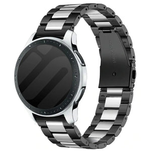 Bracelet acier Oppo Watch X (noir/argent)