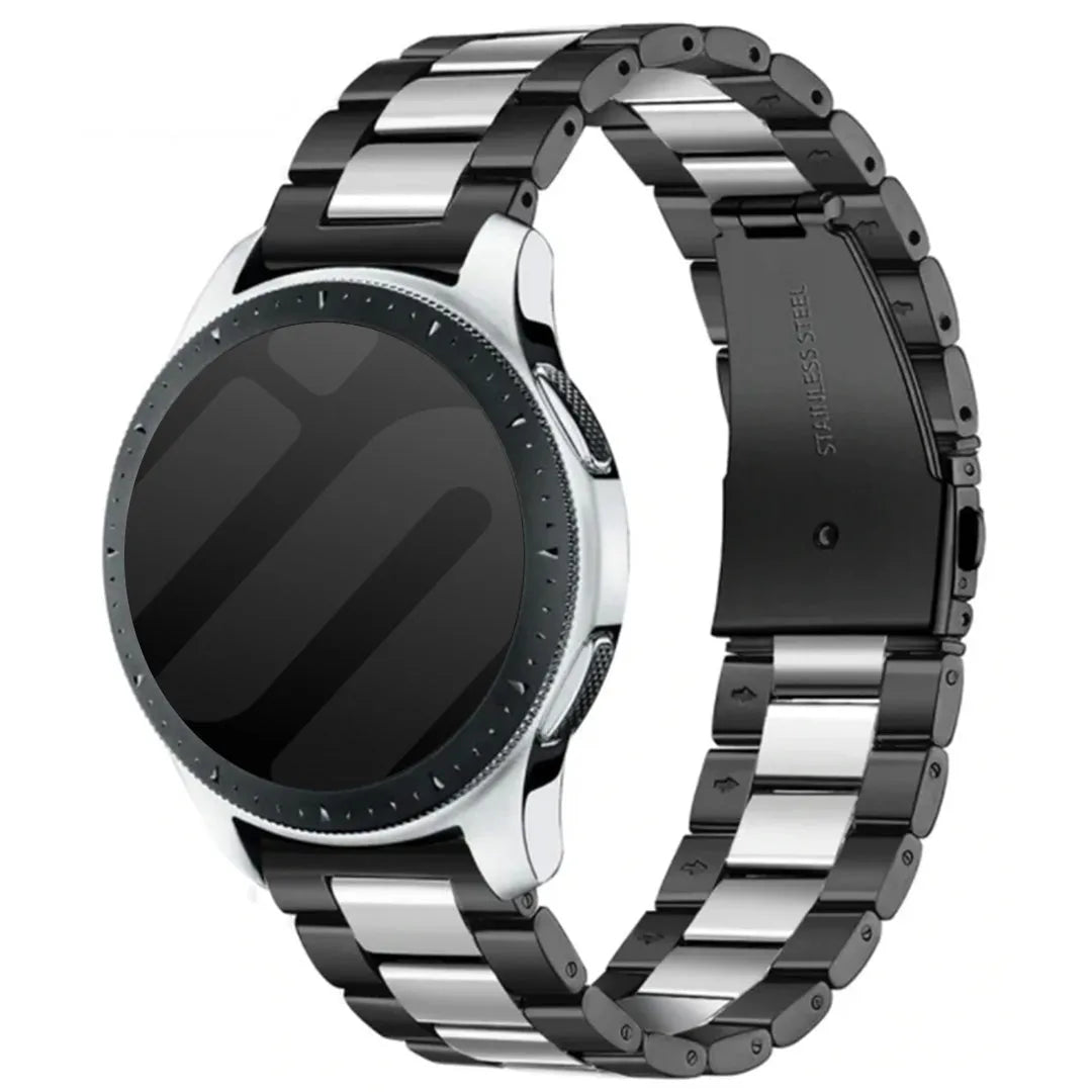 Amazfit Active Steel Strap (Black/Silver)