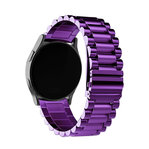 Garmin Venu SQ Steel Strap (Purple)