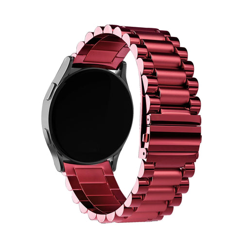 Correa acero Samsung Galaxy Watch 4 - 44mm (vino tinto)