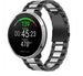 Correa acero Polar Ignite (negro/plata)