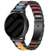 Bracelet résine et acier Amazfit Active (noir/coloré)