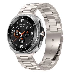 Samsung Galaxy Watch 8 Classic stalen bandje (sterrenlicht)
